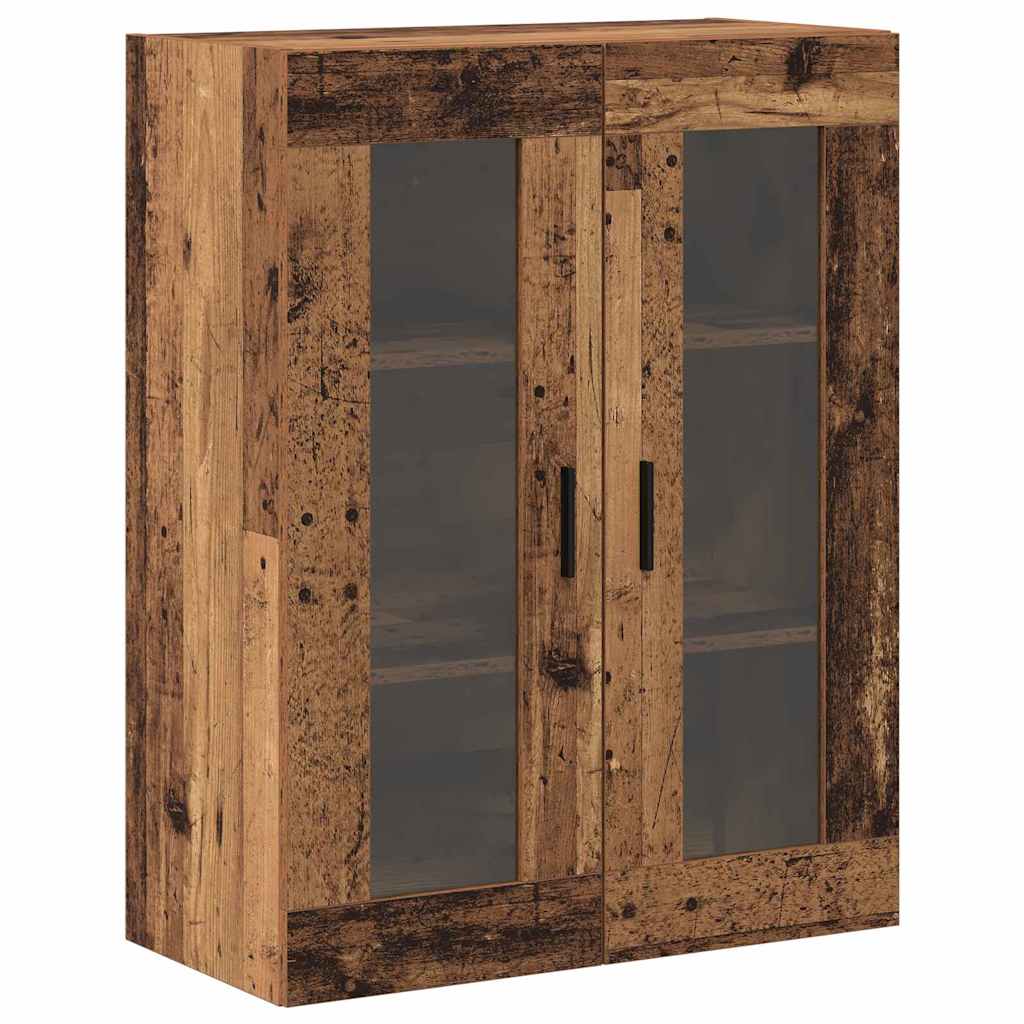 Väggskåp Åldrat Trä 2 st 69.5 x 34 x 90 cm