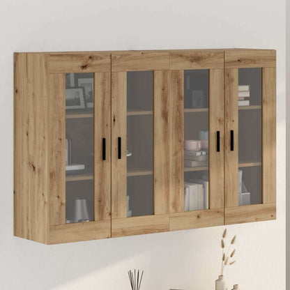 Väggmonterade Skåp 2 pcs artisan ek 69.5 x 34 x 90 cm Ekfaner