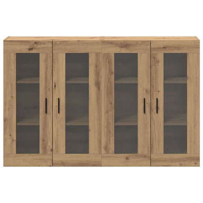 Väggmonterade Skåp 2 pcs artisan ek 69.5 x 34 x 90 cm Ekfaner