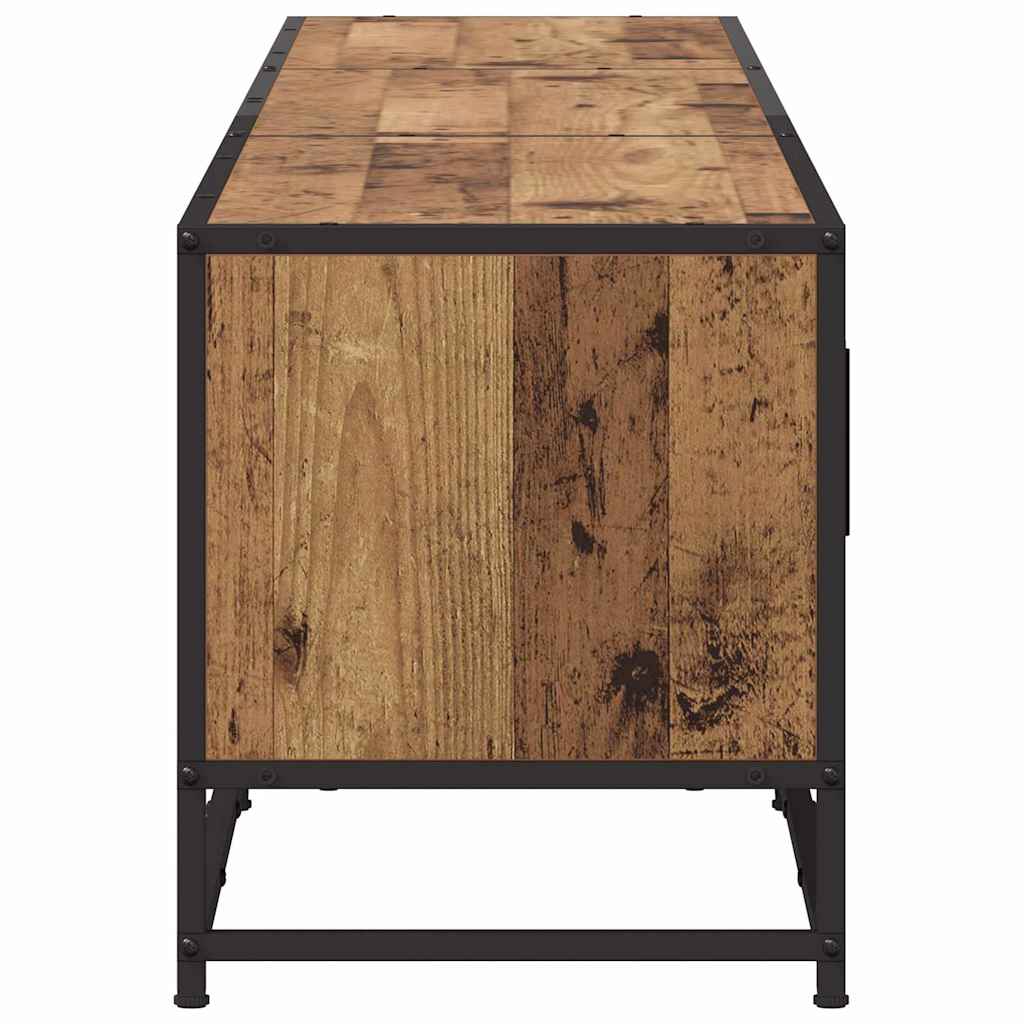 TV-Möbel Åldrat Trä TV-Skåp 240 x 35 x 41 cm