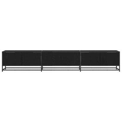TV-skåp Svart ek 240 x 35 x 41 cm Konstruerat trä
