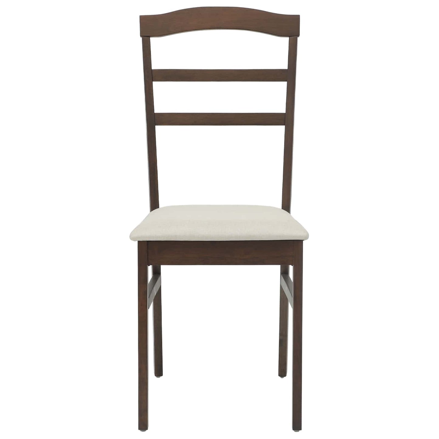 Matstol 2 pcs Ljusbrun och ljus Massivt Trä