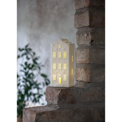 Belysning jul Vinter Hus 21 cm