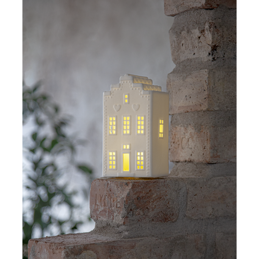 Belysning jul Vinter Hus 16 cm