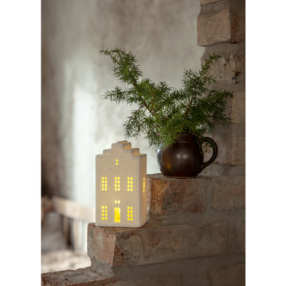 Belysning jul Vinter Hus 16 cm