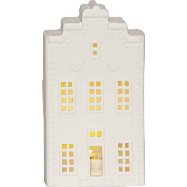 Belysning jul Vinter Hus 16 cm