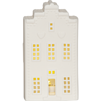 Belysning jul Vinter Hus 16 cm