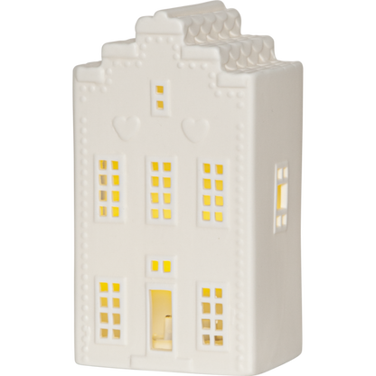 Belysning jul Vinter Hus 16 cm