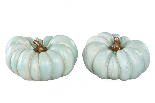 Dekoration Pumpa Minty Poly Mix 20cm 2-pack