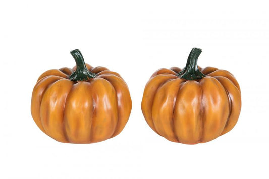 Dekoration Pumpa Orange 2-pack Poly 12,5cm