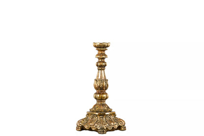 Ljusstake Enya Guld Poly 13x31cm