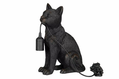 Bordslampa Katt Polyresin