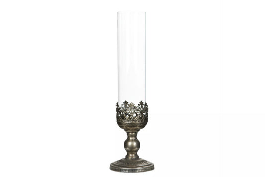 Ljuslykta Leah silver 43 cm 1 st