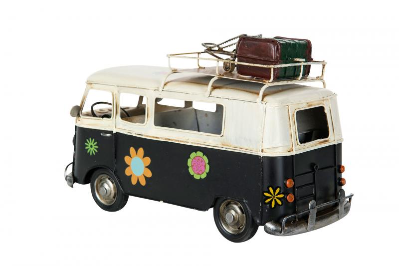 Dekoration Metalldekoration Hippiebuss Metall 27 x 12 x 17 cm