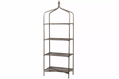 Blomställning Hylla Växt Knopp Fällbar Metall 53x30x149cm