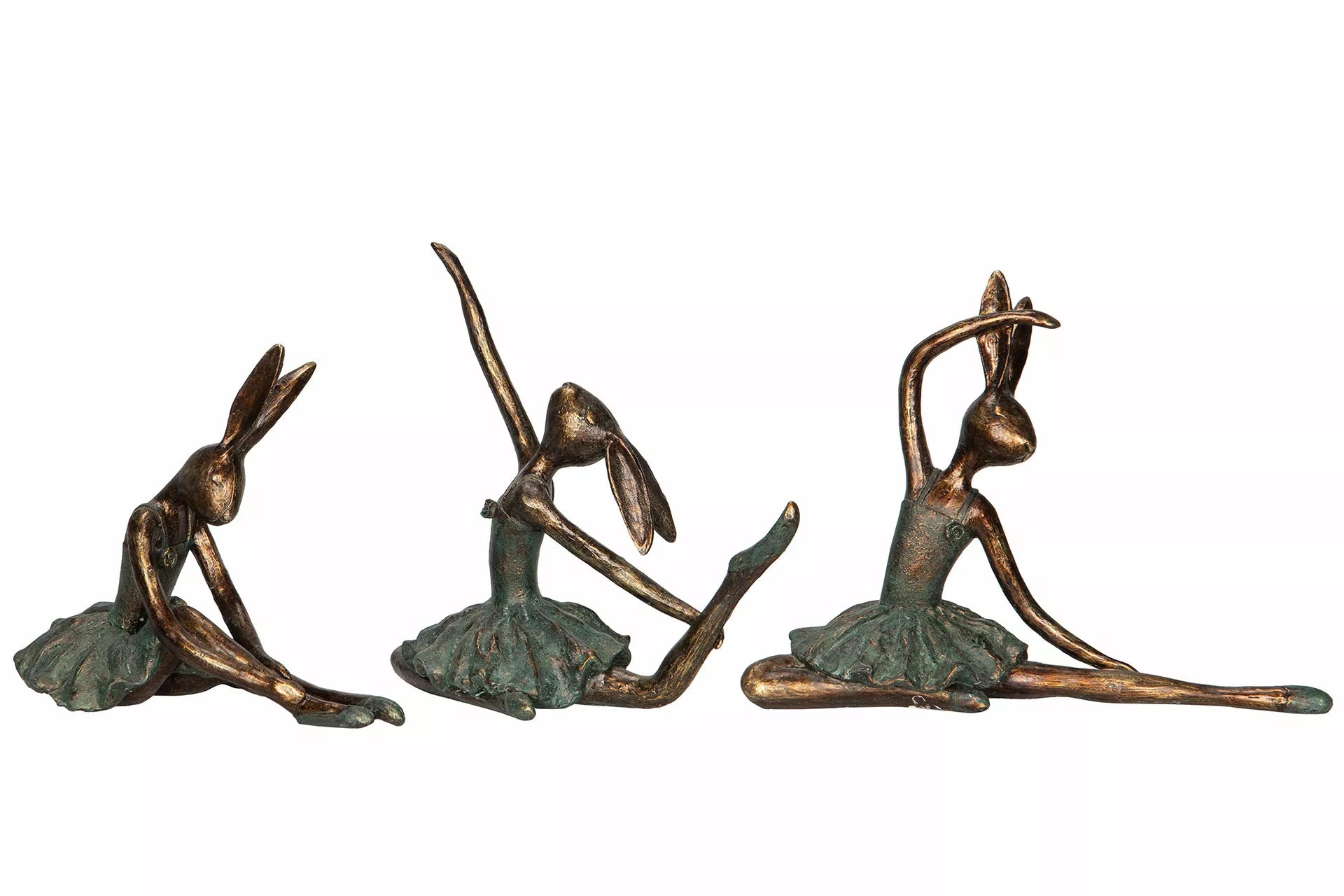 Påskdekoration Kanin Ballerina Mix 30x2x22cm 3-pack I lager: Vecka  8
