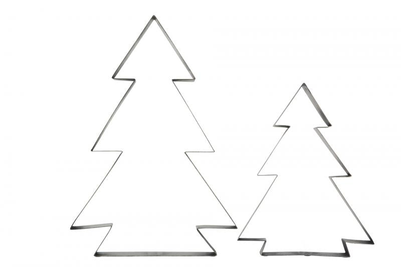 Juldekoration Inomhus Gran Cloudy Rusty Metall 30x60cm 2-pack