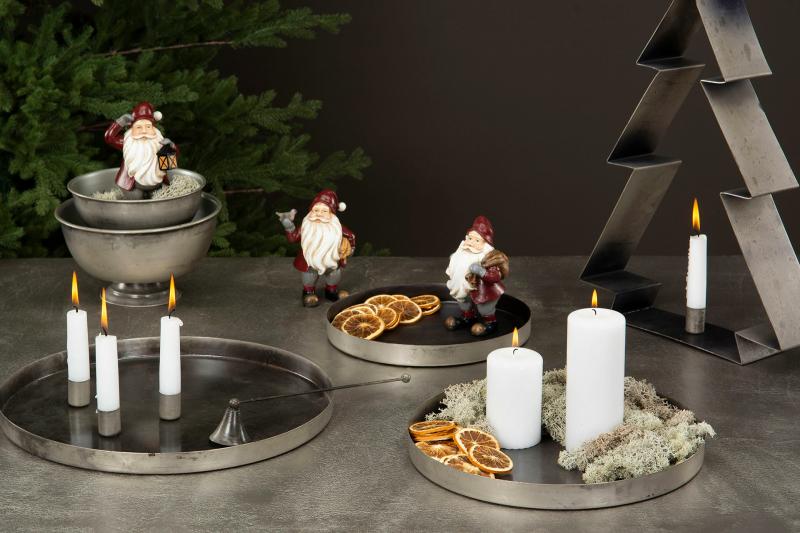 Juldekoration Inomhus Gran Cloudy Rusty Metall 30x60cm 2-pack