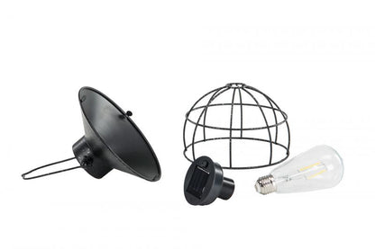 Trädgårdsbelysning Lampa Solcell Led Pinne Rund Svart Ant. 18x60cm