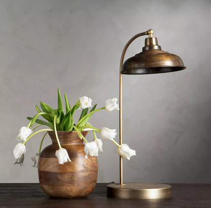 Bordslampa Noa Brun Ant. 30x52cm