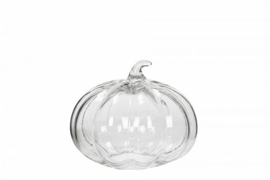 Dekoration Pumpa Glas Rund Klar 14,5x12cm
