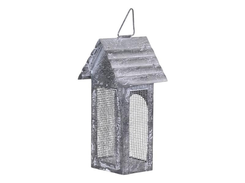 Ljusstake Ljushus fil de fer H16,5 / L8 / B6 cm antik zink 1st