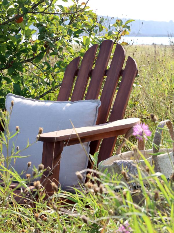 Trädgårdsmöbel Stol hopfällbar trä natur H97/L73/W87 cm drop