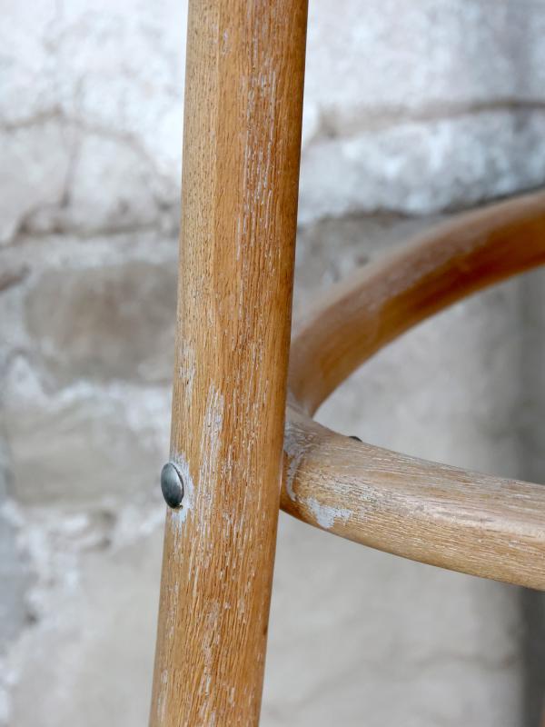 Barstol fransk med flätad sits H89/L55/B51 cm natur drop