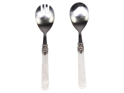 Bestick Linas Sallad set - antik pärlemo vit