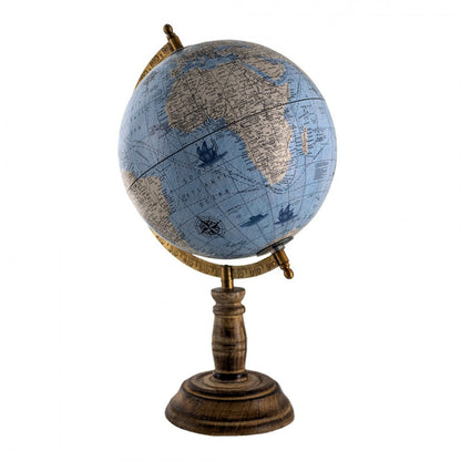 Dekoration Globus Globe Blå, Grå, Beige 22x22x37 cm