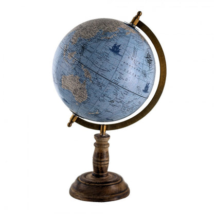 Dekoration Globus Globe Blå, Grå, Beige 22x22x37 cm