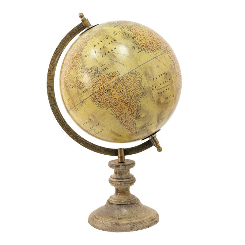 Dekoration Globus Globe Beige, Rosa 22x22x35 cm