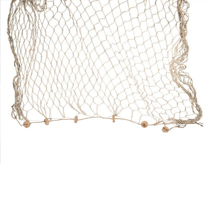 Maritim Dekoration Fisknät 200x400 cm Beige Rep