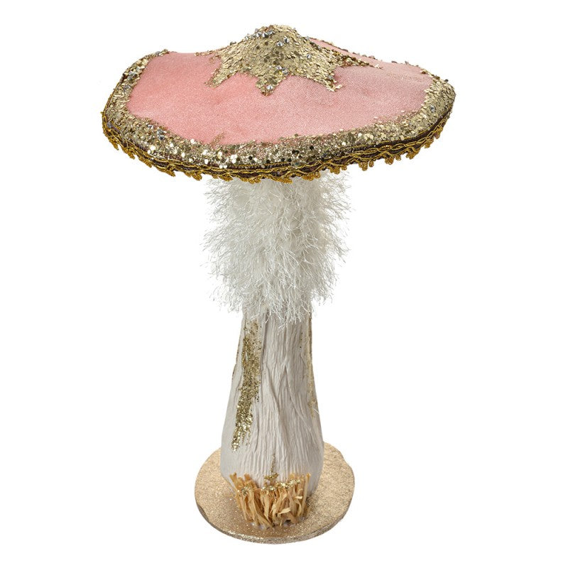 Dekoration Svamp Ø 26x43 cm Rosa
