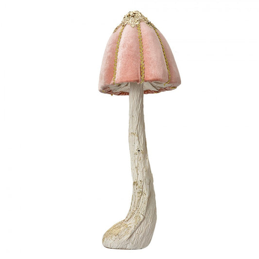 Dekoration Svamp Ø 15x40 cm Rosa