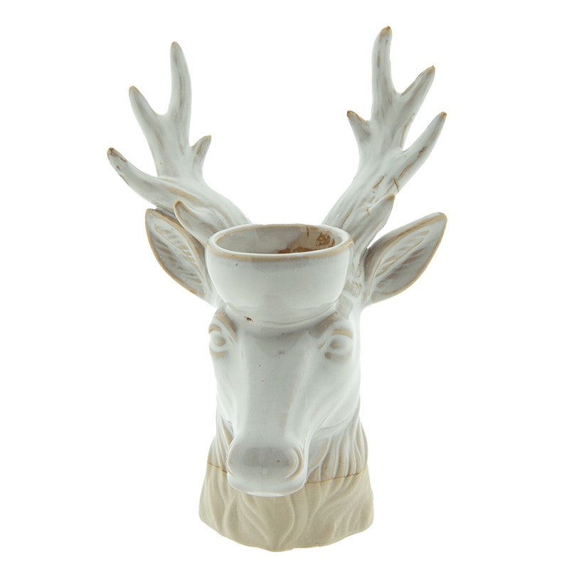 Juldekoration Inomhus Ren Värmeljus 18 Cm Beige brun Porslin