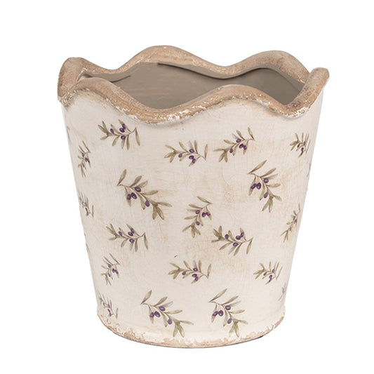 Blomkruka Inuti Beige Ø 19x18 cm