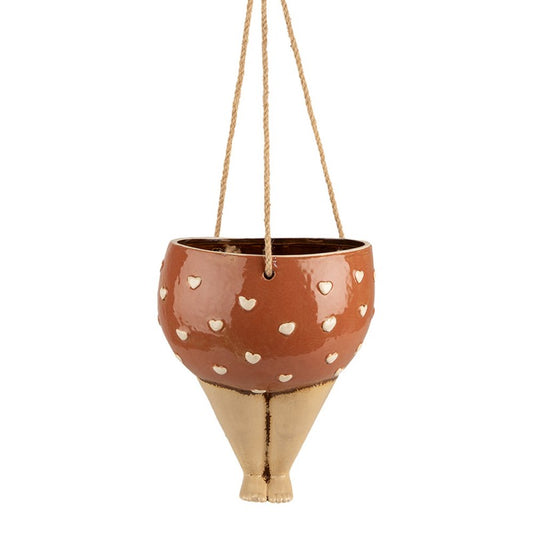 Blomkruka Inuti Rosa Beige 17x15x20 cm