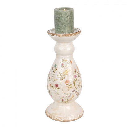 Ljusstake Beige Rosa Ø 14x32 cm
