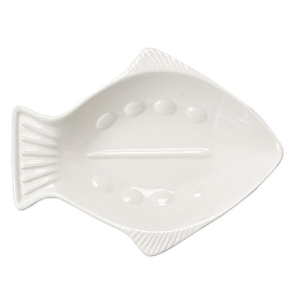 Köksservis Soppskål Fisk Vit19x15x4 cm