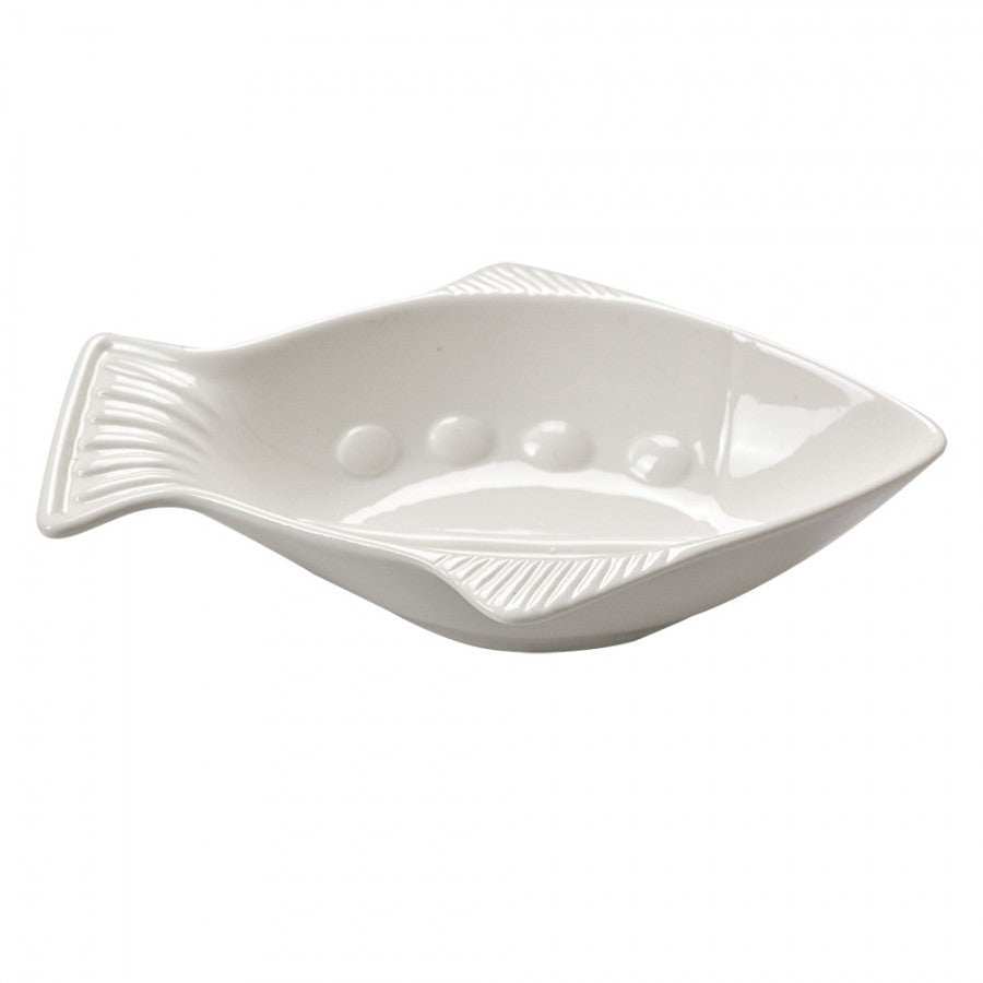 Köksservis Soppskål Fisk Vit19x15x4 cm