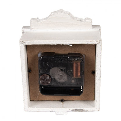 Bordsklocka 10x6x14 cm Grå Trä