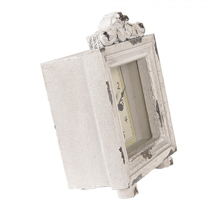 Bordsklocka 10x6x14 cm Grå Trä