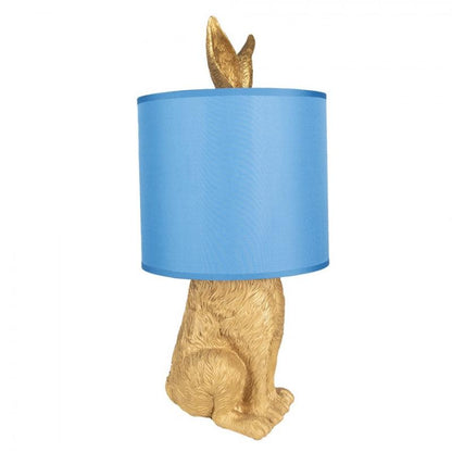 Bordslampa Kanin Ø 20x43 cm Gyllene färg Polyresin