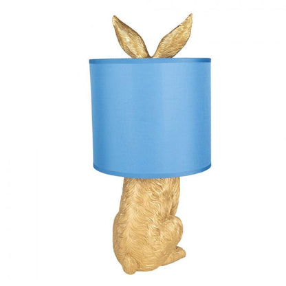 Bordslampa Kanin Ø 20x43 cm Gyllene färg Polyresin
