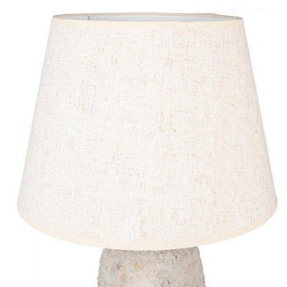 Bordslampa Grå Ø 35x70 cm Terrakotta