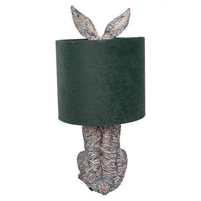 Bordslampa Kanin Ø 20x43 cm Brun Grön