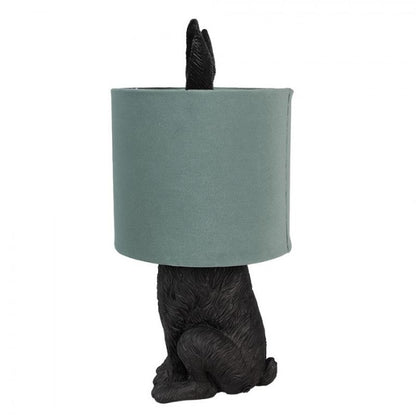 Bordslampa Kanin Ø 20x43 cm Svart Grön