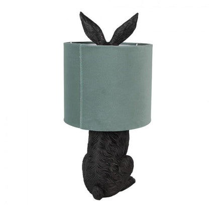 Bordslampa Kanin Ø 20x43 cm Svart Grön