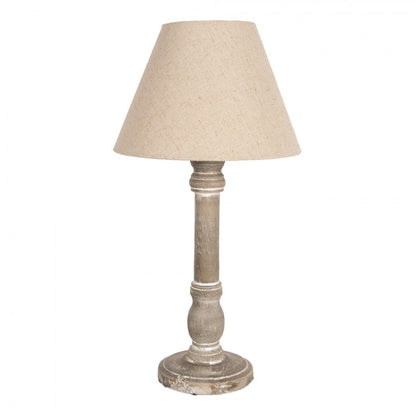Bordslampa Ø 23x45 cm Brunt trä